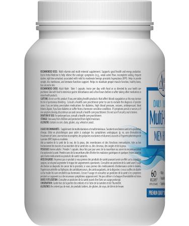 Omega Alpha Daily Multi-VitMin Men 50+ - Multi-vitamin and multi-mineral supplement-60 Caps - Buy Online on GoSupps.com