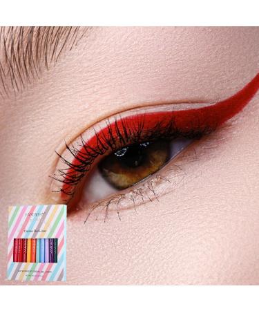 Gel Eyeliner Pencil | Smooth Rainproof Gel Eyeliner for Older Women Colored Eyeliner Set 0.2g High Pigment Tones Longwear with Mousse Texture for Everyday Wear Kkaa - Buy Online on GoSupps.com