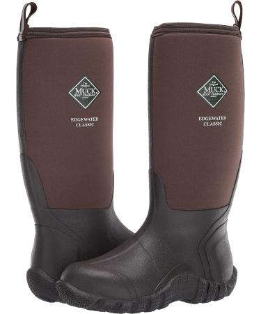 Muck Boot Men's Edgewater Classic Mid Calf Boot 10 Brown - Waterproof Outdoor Boots - Buy Online on GoSupps.com