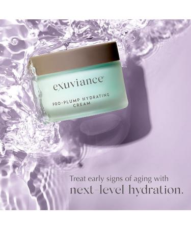 EXUVIANCE Pro-Plump Hydrating Cream Firming and Hydrating Anti Aging Moisturizer for Fine Lines and Wrinkles with Hyaluronic Acid and Peptide Complex 1.6 oz - Buy Online on GoSupps.com