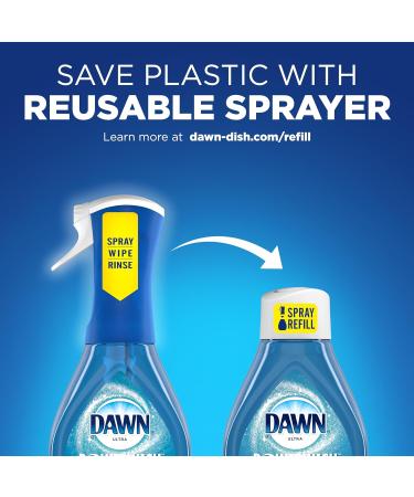 Dawn Powerwash Lemon Dish Spray Liquid Dish Soap Starter Kit 473 mL - Buy Online on GoSupps.com