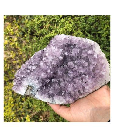 Amethyst 1.7kg Large Natural Amethyst Crystal Cluster Quartz Stone ZJGIDTEM