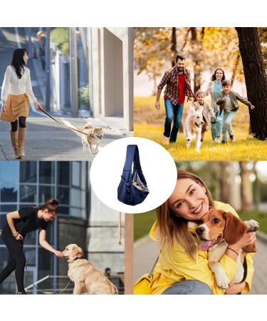 Puppy Sling Dog Sling Dog Carry Bag Puppy Carrier Dog Slings for Small Dogs Cat Sling Pet Sling Adjustable Reversible Pet Sling Carrierfor Small Medium Dogs Hands-free Sling Cat Bag Protect(dark Blue) - Buy Online on GoSupps.com