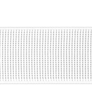 Dritz 9303W Ribbed Non-Roll Woven Elastic - White - 1.5 x 1 Yard - Buy Online on GoSupps.com