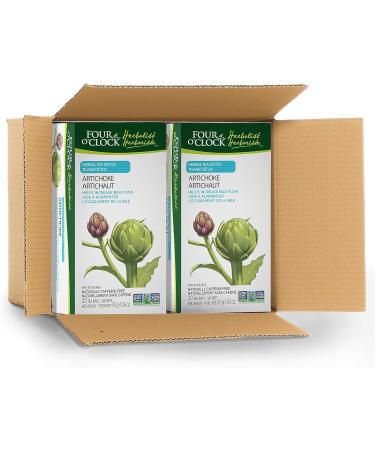 Four O'Clock Herbalist Detox Artichoke Herbal Tea Non-Gmo Kosher Gluten-Free 6 Packs of 20 Teabags - Buy Online on GoSupps.com