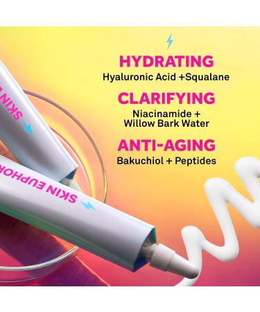 Bliss Skin Euphoria Daily Face Serum - Anti-Aging Hydrating & Brightening with Hyaluronic Acid Niacinamide & Peptides | Best for Dry Skin - Buy Online on GoSupps.com