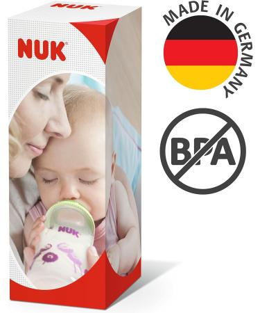 NUK Kiddy Cup Toddler Cup 300ml | Leak-Proof Spout | Clip & Protective Cap | BPA-Free | Pink Safari - Buy Online on GoSupps.com