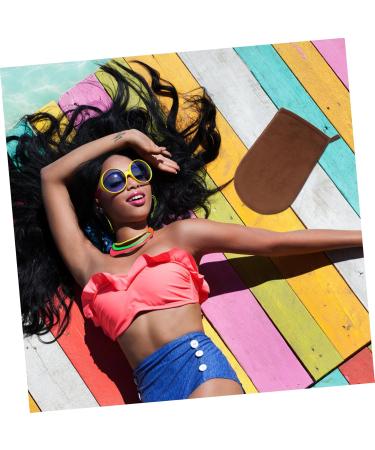 minkissy Self Tanning Mittens Tanning Mitt Back Lotion Applicator Glove Soft Flocked 1 Count (Pack of 1) Brown - Buy Online on GoSupps.com