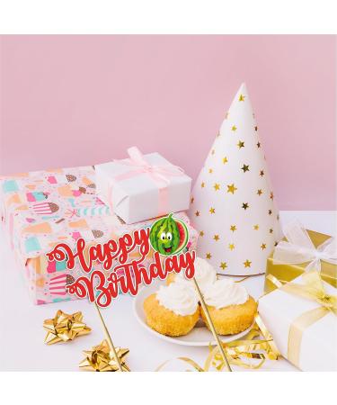Seyal Watermelon Happy Birthday Cake Topper - Buy Online on GoSupps.com