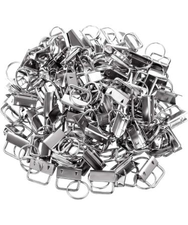 Qovydx 45Pcs 1 Inch Silver Wristlet Key Fob Hardware Set with Split Rings - Ideal for Keychains and Lanyards - Buy Online on GoSupps.com