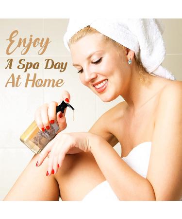 Luxury Spa Gift Baskets for Women - Honey & Almond Bath Set - 9 Piece Spa Kit with Body Wash, Bubble Bath, Lotion, and More - Buy Online on GoSupps.com