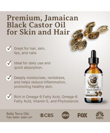 Buy Bella Terra Oils Pure Black Castor Oil - 1 Gallon for Hair & Skin | Fortifying Moisturizing Shine & Hydrate (Pack of 10) - International Shipping Available - Buy Online on GoSupps.com