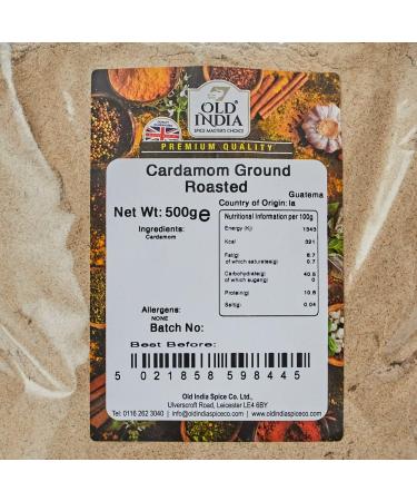 Old India Roasted Ground Cardamom 500g - Pack of 1 - Buy Online on GoSupps.com