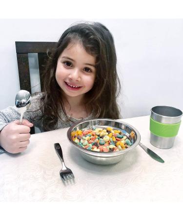 15 Piece Stainless Steel Kids Silverware Set - Child and Toddler Safe Flatware - Buy Online on GoSupps.com