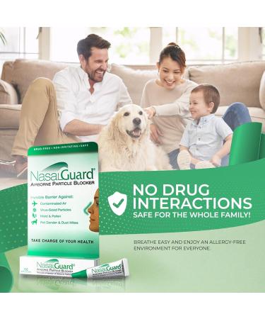 Allergy Relief Nasal Gel - Drug-Free Allergen Blocker for Pollen Allergy & Airplane Travel - Cool Menthol - 10g Tube (Pack of 6 - Buy Online on GoSupps.com