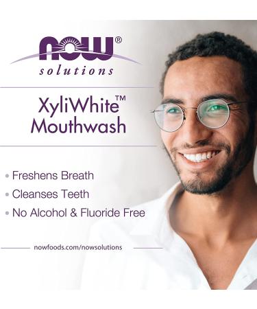 Now Foods Xyli-White Fluoride-Free Mouthwash with Neem & Tea Tree â€“ Mint Flavor 16 fl oz - Buy Online on GoSupps.com