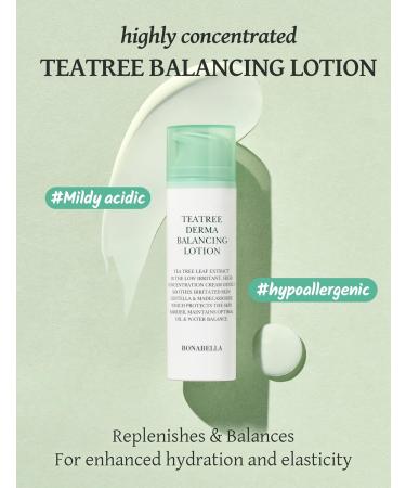 Buy Tea Tree Derma Balancing Face Lotion | Daily Hydrating Moisturizer with Cica & Hyaluronic Acid | Perfect for Extremely Dry Skin | 1.79 fl oz - International Shipping Available - Buy Online on GoSupps.com