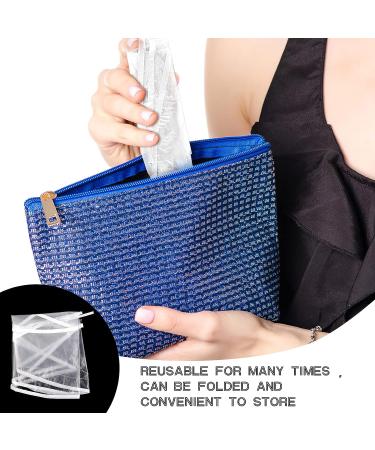 Lusofie Clear Waterproof Rain Scarf with Visor | 6PC Plastic Rain Bonnet for Women - Buy Online on GoSupps.com