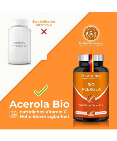 Buy Acerola Organic Loop Tablets - 1000mg Natural Vitamin C | Vegan Cherry Tablets for Immune Support & Energy | Pure Acerola Cherry Extract - Buy Online on GoSupps.com