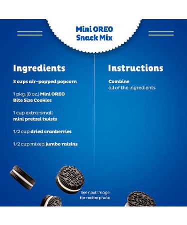 OREO Mini Chocolate Sandwich Cookies Go-Paks - 12 Packs of 3.5 Ounce Mini Chocolate Cookies - Buy Online on GoSupps.com