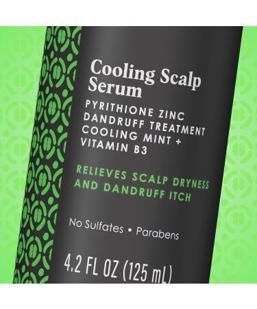 MY BLACK IS BEAUTIFUL Cooling Scalp Serum - Dandruff Treatment for Coily Hair & Protective Styles - Dry & Itchy Scalp Relief with Pyrithione Zinc & Cooling Mint - Sulfate Free - 4.2 fl oz - Buy Online on GoSupps.com