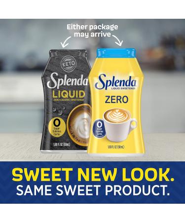 SPLENDA LIQUID Zero Calorie Sweetener Drops 1.68oz Bottle - Pack of 3 | Original Flavor - Buy Online on GoSupps.com
