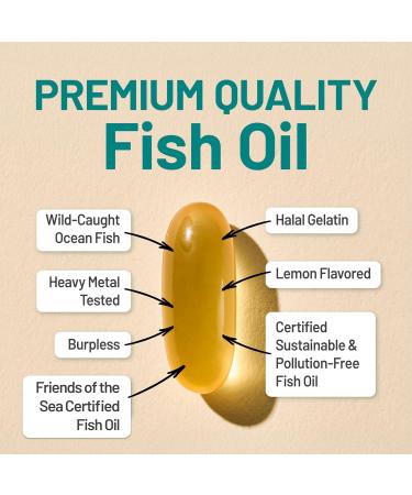 NatureWise 1 Ultra Omega 3 Fish Oil 2200 mg - TG Form - 60 Softgels 30-Day Supply + 1 Vegan Vitamin D3 5000IU + K2 - Organic Coconut MCT Oil - 30 Softgels 30-Day Supply  - Buy Online on GoSupps.com