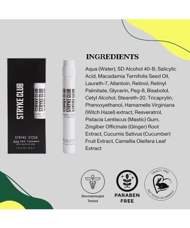 Stryke Club Fast Acting Acne Spot Treatment - Dermatologist Approved - 0.5 Fl Oz - Buy Online on GoSupps.com
