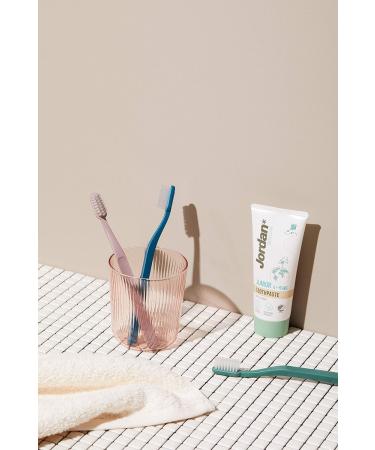 Jordan Green Clean Toothpaste for Kids | Cavity Protection with Fluoride & Xylitol | 100% Vegan & Natural Ingredients - Buy Online on GoSupps.com