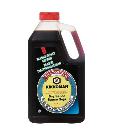 KIKKOMAN BRAND Soy Sauce Traditionally Brewed 1200ml