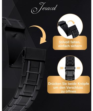 Buy Jeracol Men's Titanium Steel Magnetic Bracelet - 3500 Gauss Healing Bracelet with Adjustable Fit & Gift Box - Buy Online on GoSupps.com