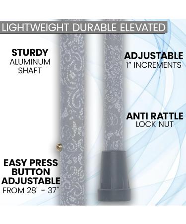 Royal RC Canes Stylish Walking Sticks  -  Graceful Lace Pearlz - Buy Online on GoSupps.com