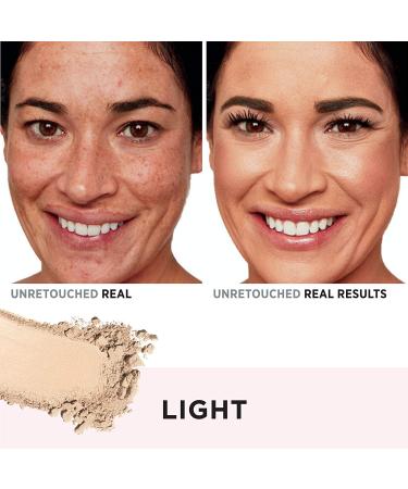 IT Cosmetics CC+ Airbrush Perfecting Powder Foundation - Buildable Full Coverage for Pores & Dark Spots, Hydrating Face Makeup with Hyaluronic Acid - Talc-Free, 0.33 oz (Light Light) - Buy Online on GoSupps.com