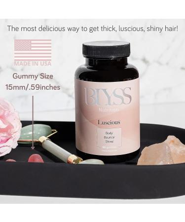 Biotin 10000mcg Hair Gummies for Faster Growth - Vitamin B7, Skin & Nails Support - Non GMO, Gluten Free - Vegan Friendly - 60 Gummies - Buy Online on GoSupps.com