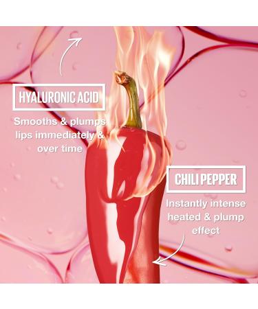 Maybelline New York Lifter Plump Lip Gloss 008 Hot Honey - Hyaluronic Acid, Chilli Pepper, XL Wand, Vegan Formula - Long-Lasting Plump Effect - Buy Online on GoSupps.com