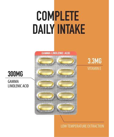Gamma Linolenic Acid 300mg - Borage Oil & Vitamin E for Women's Health (60 Capsules) | FromBIO - Buy Online on GoSupps.com