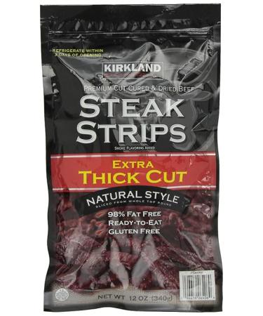 Kirkland Signature Steak Strips Extra Thick Cut, 12 Ounce