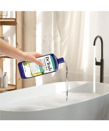 Dr Teal's Foaming Bath with Pure Epsom Salt | Glow & Hydrate Formula with Ceramides & Avocado Oil - 34 oz (Pack of 4) - International Shipping Available - Buy Online on GoSupps.com