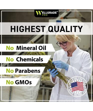WELLGRADE PRO Hemp Cream - Natural Hemp Extract for Knee, Joint, and Back Discomfort - Made in USA - 4 Fl Oz - Buy Online on GoSupps.com