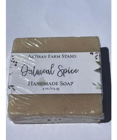 Oatmeal Spice Handmade Soap 4 oz bars