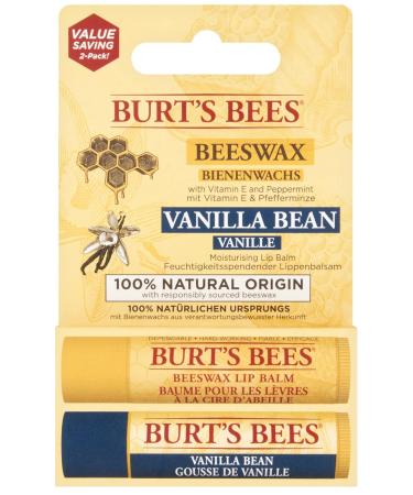 Burt's Bees 100% Natural Nourishing Lip Peeling & Lip Balm Double Pack Perfect Care for Your Lips | Shop Now! - Buy Online on GoSupps.com