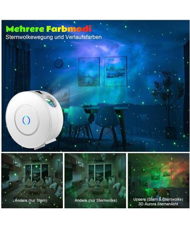 LED Smart Galaxy Projector - Milfech WiFi Star Projector Lamp with RGB Dimming Voice Control Timer & Alexa/Google Assistant Compatibility - Perfect Night Light for Kids Parties & Christmas - Buy Online on GoSupps.com