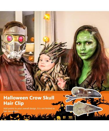 Halloween Hairpins | Spooky Resin Barrette For Hair Styling Cosplay | Halloween Hairpiece For Women Hairstyle Decorative Accessory For Day Of The Dead Holidays - Buy Online on GoSupps.com