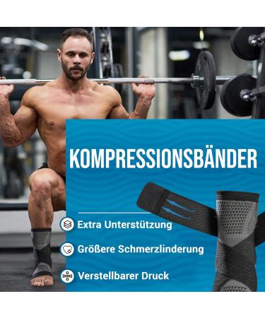 AREST Ankle Bandage 2-Pack - Ultra Thin Foot Tape for Support & Stability - Premium Foot Bandages for Ankle Relief - Buy Online on GoSupps.com