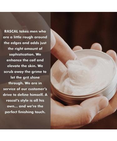Rascal Deluxe Pomade No 1 - Matte Low Shine Light Hold Paste with Beeswax & Grapeseed Oil - TSA Friendly Container - 3.4oz - Buy Online on GoSupps.com
