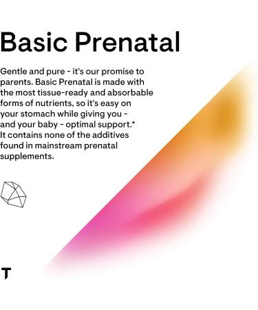Thorne Basic Prenatal - Folate Multivitamin for Pregnant and Lactating Women - 90 Capsules - 30 Servings - Buy Online on GoSupps.com