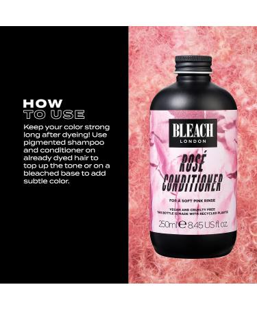 Bleach London Rose Conditioner - Color Toning & Preserving | Vegan & Cruelty-Free 8.45 fl oz - Buy Online on GoSupps.com