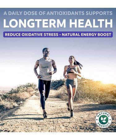 Super Antioxidant Supplement - Acai Berry, Goji Berry, Pomegranate & Trans Resveratrol Blend - Natural Fruit Formula for Skin Care - 60 Capsules - Buy Online on GoSupps.com