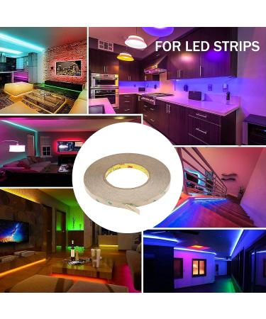 3M Double Sided Tape Mounting Tape Heavy Duty  164 FT Length  0.4 Inch Width for 5050 5630 SMD LED Strip Lights (10mm Tape Strong Adhesive)  - Buy Online on GoSupps.com
