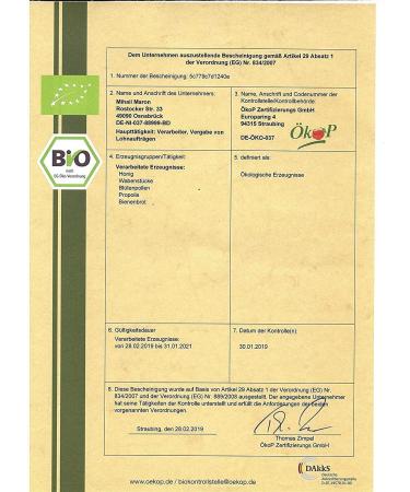 Organic lime blossom honey from ImkerPur 1 kg in a reused storage jar natural finely fruity with a refreshing lemon note - Buy Online on GoSupps.com